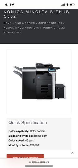 Konica Minolta Biz Hub
