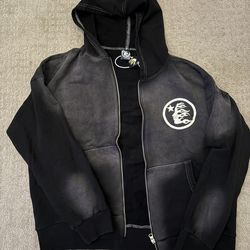 Hellstar zip up hoodie L