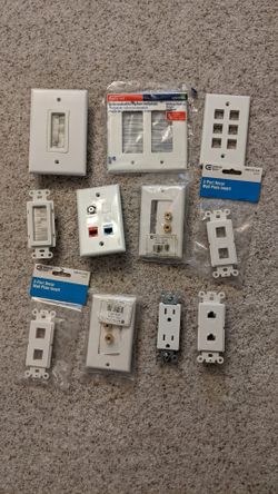 Miscellaneous Collection Of New Networking Wall Plates 