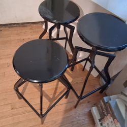 Steel Valbeck Bar Or Counter Height Stools
