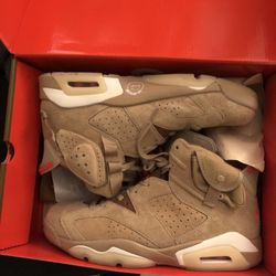 Jordan 6 Travis Scott British Khaki Size 10
