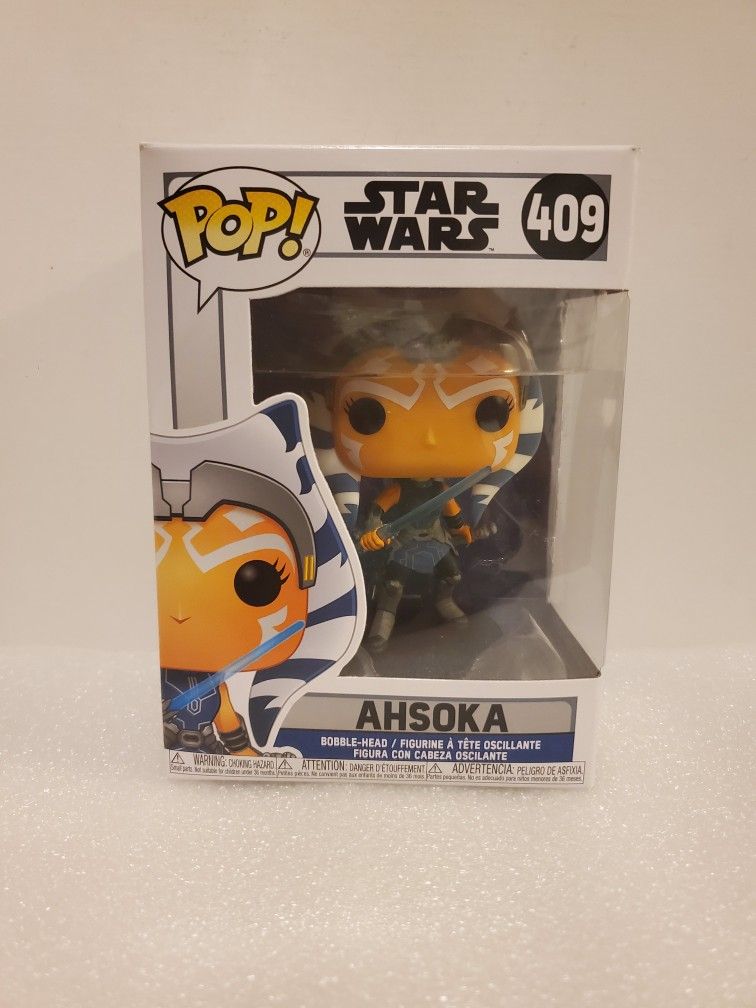 Funko POP Vinyl Star Wars AHSOKA TANO #409 Collectible Figure NEW