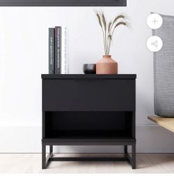 New in the box preston black nightstand