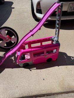 Barbie camper with slide