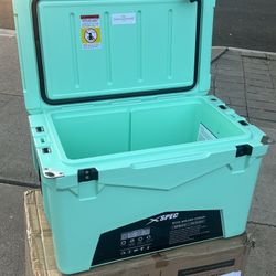 Xspec 60 Qt XL Roto Molded High Performance Camping Cooler Ice Chest | Extra Large Pro Tough Durable Outdoor Overland Rotomolded Hard Cooler