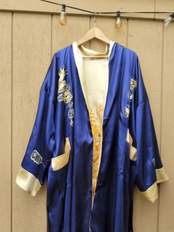 Silk robe