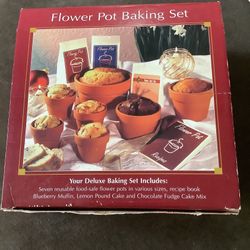 Flower Pot Baking Set