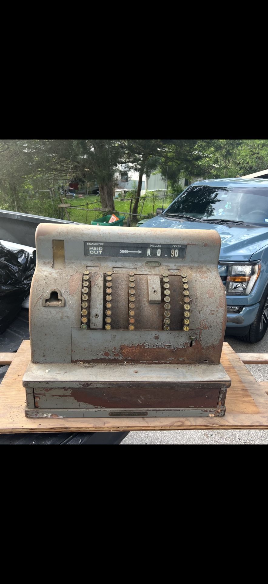1852 cash register antique