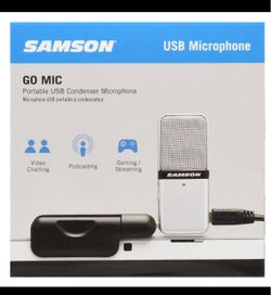 Samson Go Mic Portable USB Condenser Microphone + Accessories