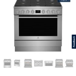 Electrolux Gas Rage 36"  ECFG3668AS