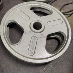 2 Weider 45 lb. Plates