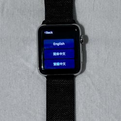 Apple Watch Series 2 / 42mm Series 2 / Black Milanese Loop Band