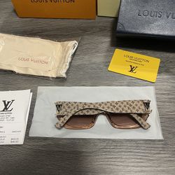 Louis Vuitton Brown Gradient Sunglasses  ‘With Receipt’
