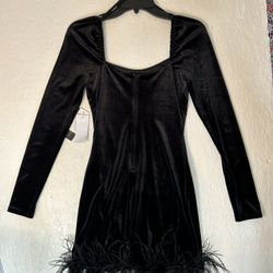 Party Dress (New) Junior Size 5 Black Dress