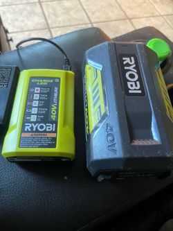 Ryobi battery w/ charger