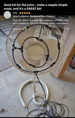 Outdoor Fan Misting System Kit 26.3FT with 8 Nozzles, Water Fan Misters for Cooling Outdoors, Water Sprayer for Backyard Portable Cooling Mist System 