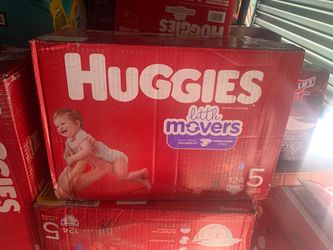 Huggies little movers size 5 124 count