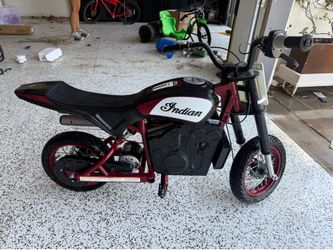 Indian eFTR Jr Electric Mini Bike – Needs Battery & Rear Tire Service