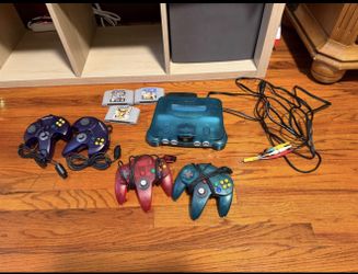 Nintendo 64 System & Some Games 