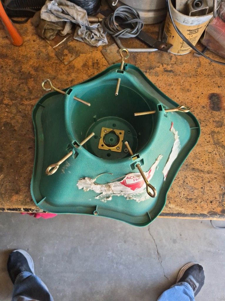 Christmas tree stand.