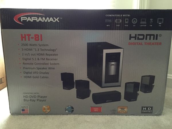 Ht-81 Digitial Theater User Manual For Paramax Ht-81 Digitial Theater User Manual For Paramax