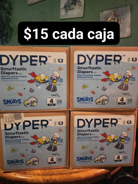 Diapers/$15 Each (Cada Caja)