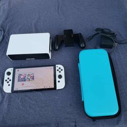 2023 OLED Nintendo Switch V3 256GB all white with white dock, case & Charger for $230. Extra is Extra $$$. Trade are welcome