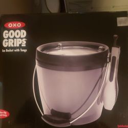 Ice Bucket with Tongs