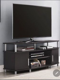 Ameriwood Home Carson TV Stand for TVs up to 50", Cherry/Black  $125 OBO