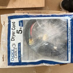 Dryer electric cord