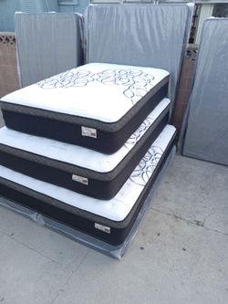 Queen Size Mattress Pillow Top New