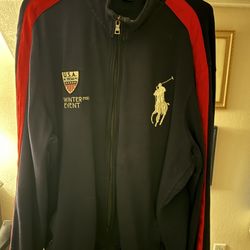 Vintage Ralph Lauren USA Winter Event 1934 Track Jacket