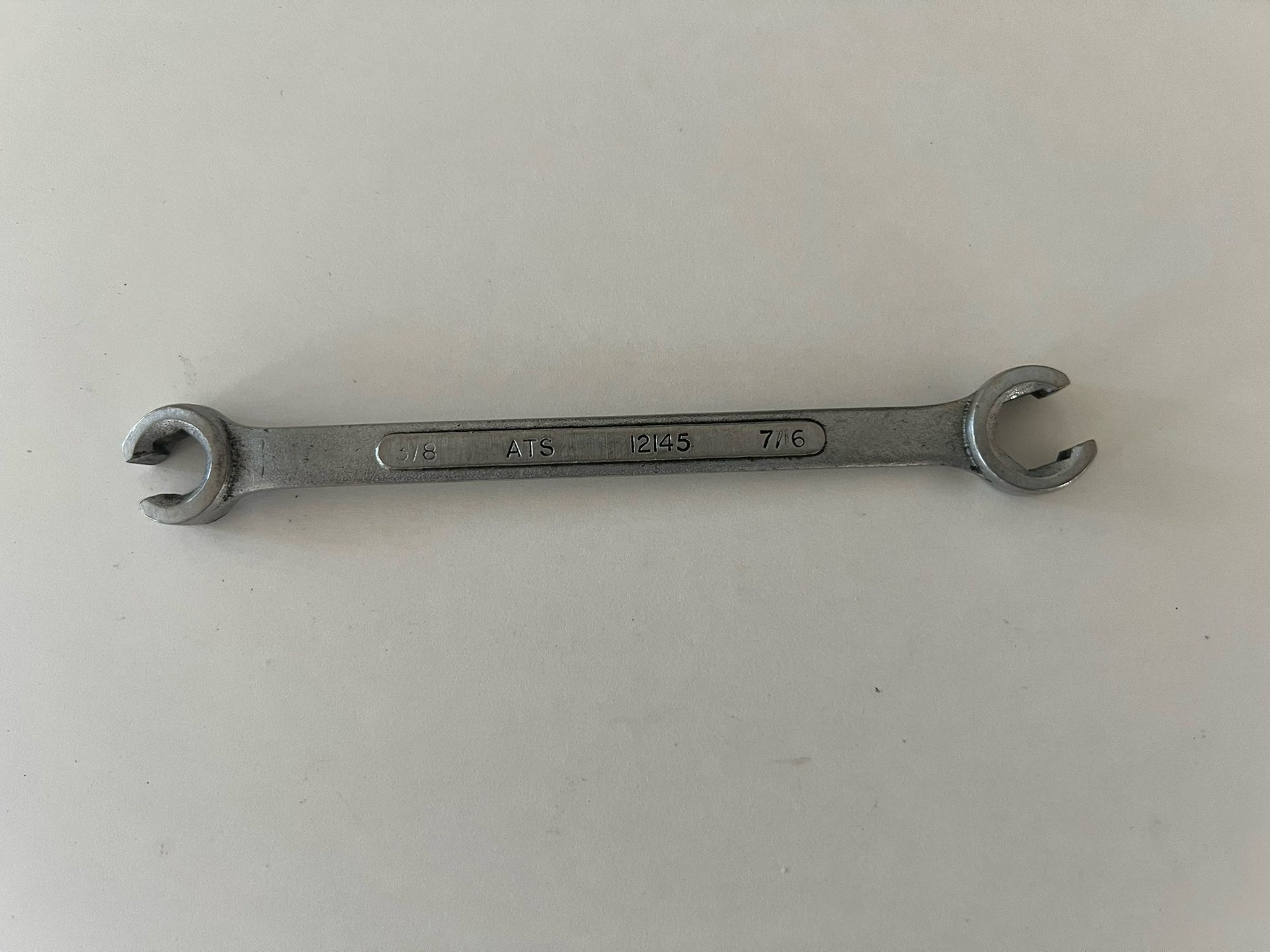 ATS Tools No.12145  6 Point 3/8'' - 7/16'' Flare Nut Wrench Made in Canada 