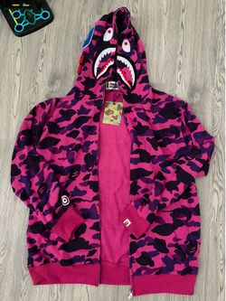 Purple Bape Zip Up