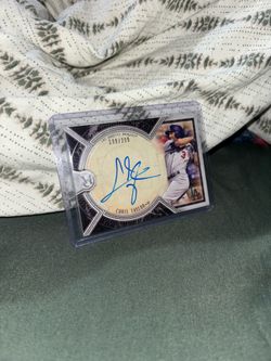 Chris Taylor Autographed 2018 Topps Museum Collection