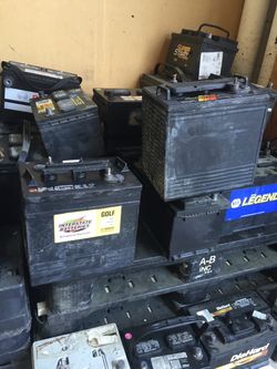 Car batteries