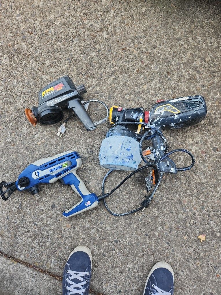 3 Paint Sprayers