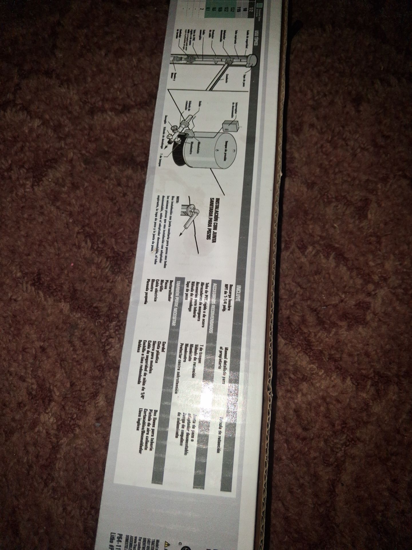 County line deep well pump brand new