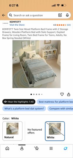 Twin Bed Frame