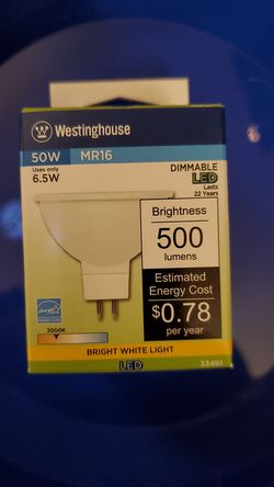 6.5W LED MR16 dimmable led GU5.3 base