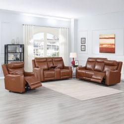 Top Grian Leather Power Reclining Couches Sectional Sofa With Only $49 Down 