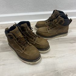 Brunt Marin Welted Boot Soft Toe 6" Workwear Men's Size 11 Water Oil Slip Resist