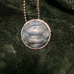 Heady Turtle Shell Glass Pendant 