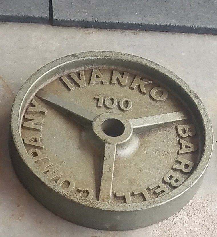 Ivanko 100 lb plates