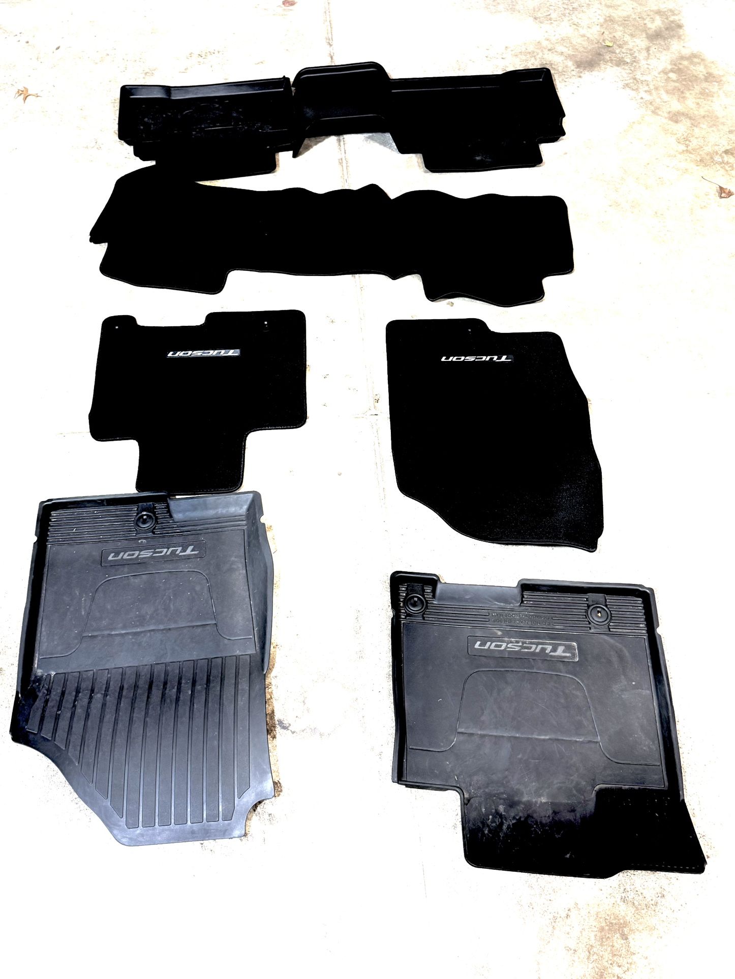 2023 Hyundai Tuscan Floor Mats And Weather Proof Floor Mats