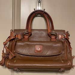 Dooney & Bourke Pebble Leather Satchel — $25