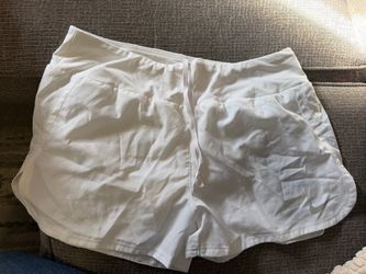 Nike Women's White Athletic Shorts