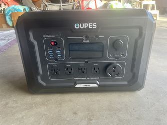 OUPES Mega 2 Home Backup & Portable Power Station | 2500W, 2048Wh (Brand New In Box, Never used)