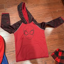 Boys Size 6 Many New Clothes Spider-Man Mario Etc