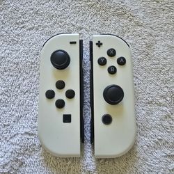 Nintendo Switch Oled White Joy Cons